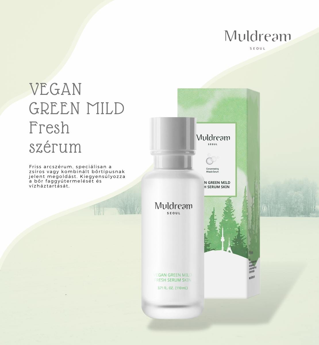 Muldream -vegan-green-mild-fresh-szerum-leiras
